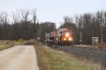 CN 3148 comes south as the only unit on the point of Q198